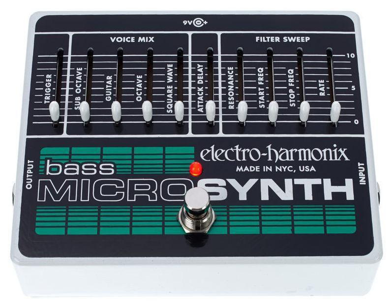 ギター electro-harmonix MICROSYNTH Pedal Bass Micro Synth Electro Harmonix Sintetizador Baixo